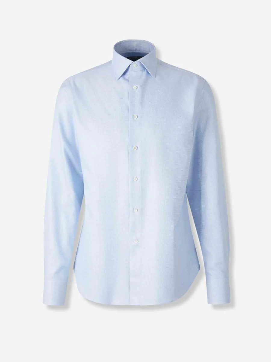 Canali Cotton Texture Shirt - 1