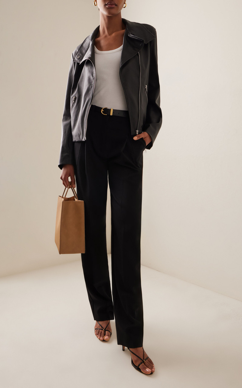 ROSETTA GETTY Leather Jacket black outlook