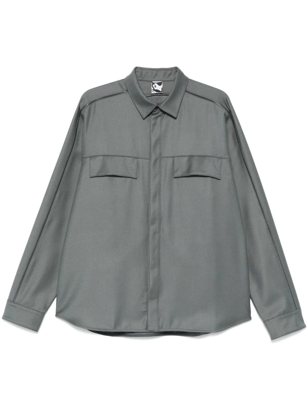 flannel overshirt - 1