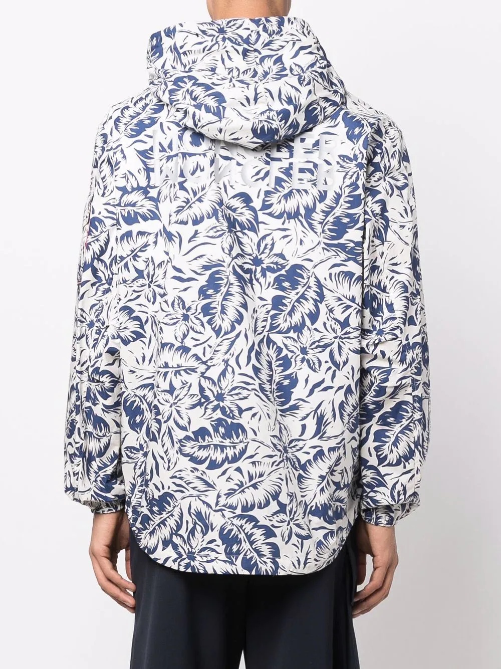 floral-print hooded jacket - 4