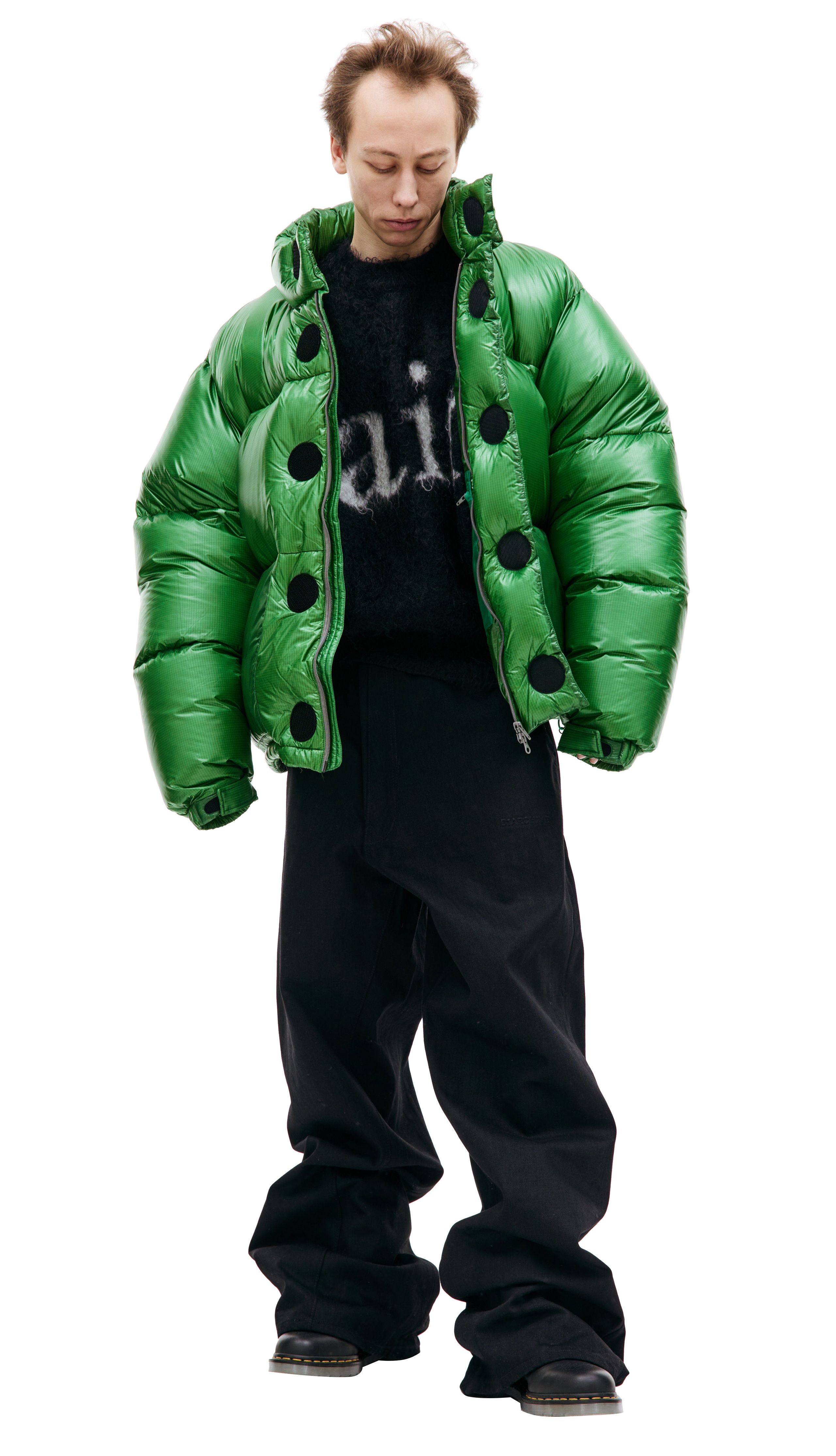 GREEN DOWN JACKET - 3