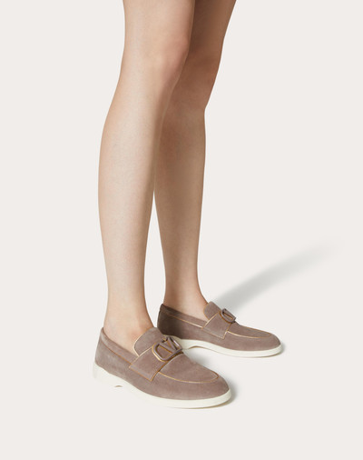 Valentino LEISURE FLOWS SPLIT LEATHER LOAFER outlook