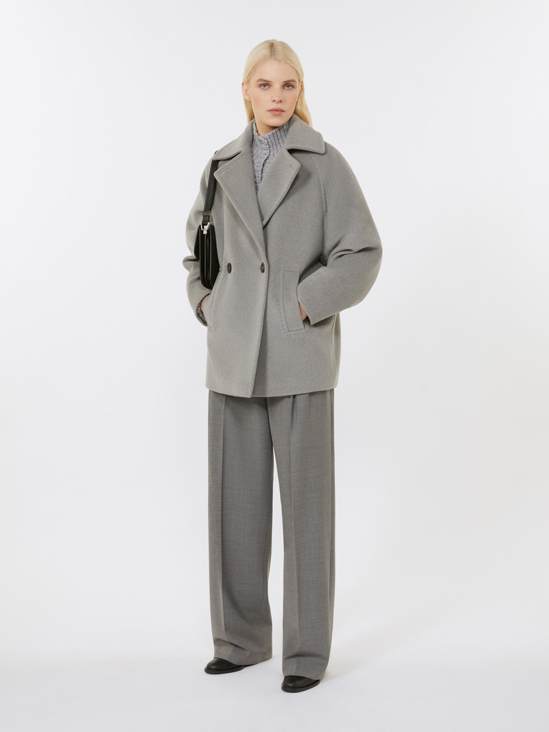 Max Mara ARIANO Wool double-breasted pea coat outlook