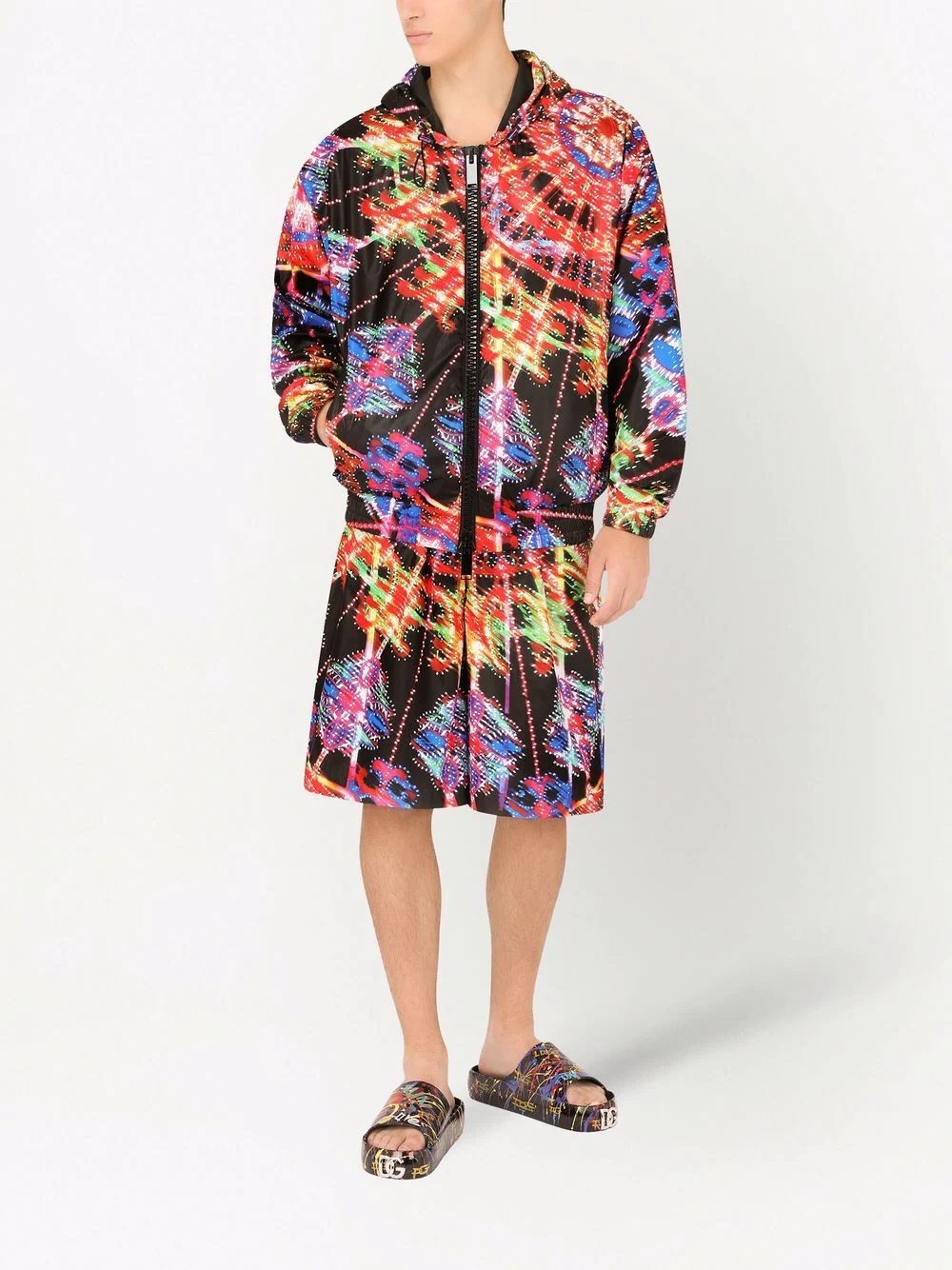 luminaire-print lightweight jacket - 2