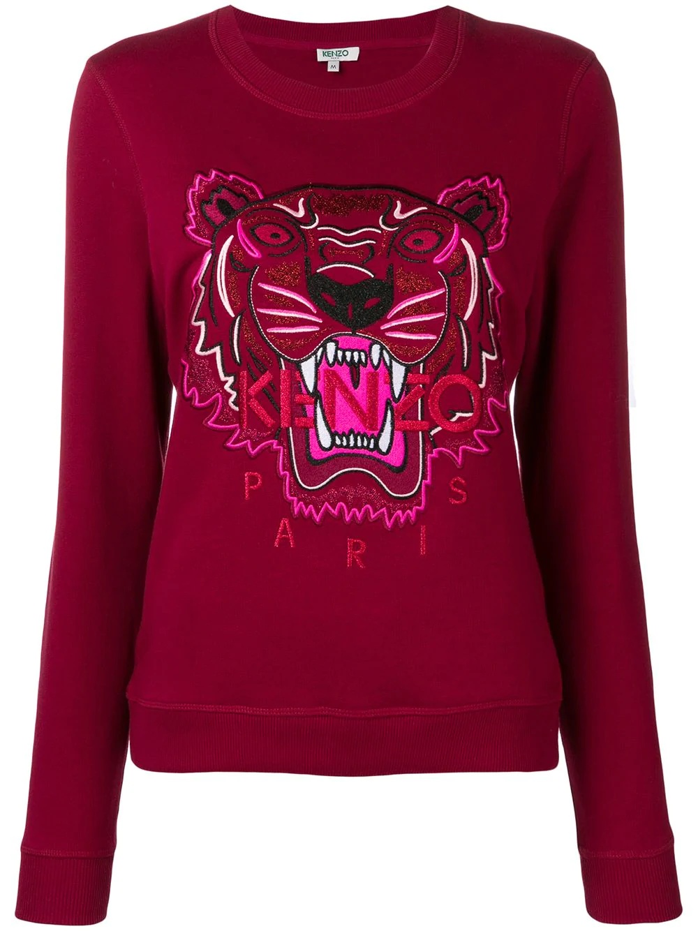 embroidered Tiger sweatshirt - 1