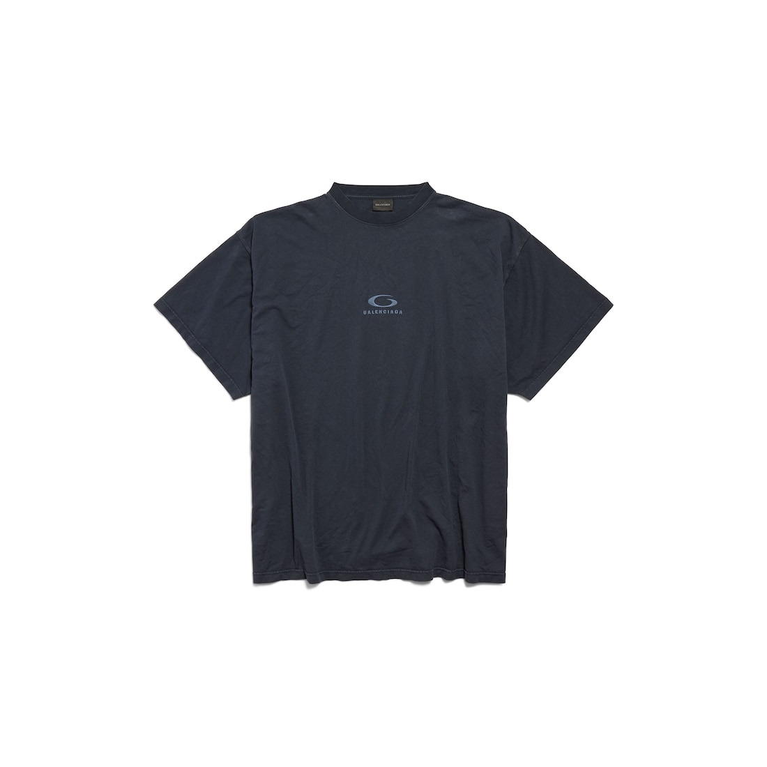Men's Loop Sports Icon Oversized T-shirt in Black Faded - 1