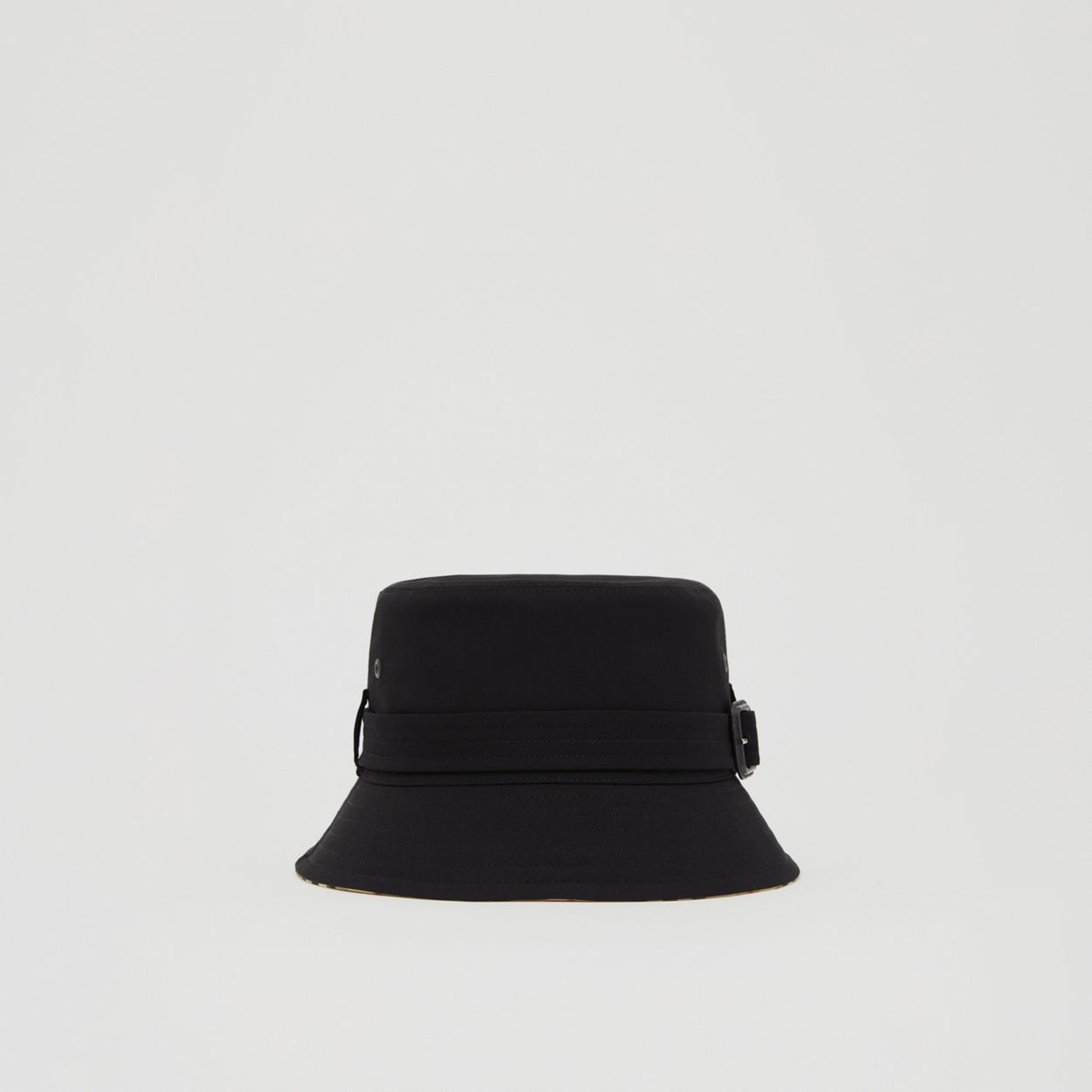 Cotton Gabardine Belted Bucket Hat - 1