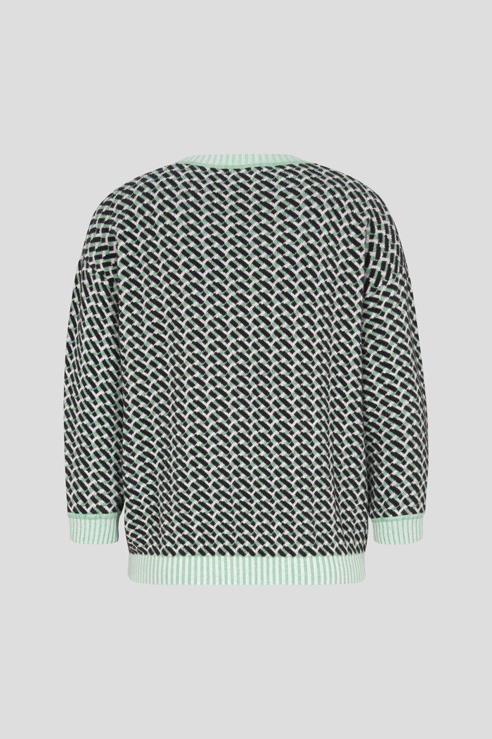 Erin Pullover in Green/Black - 2