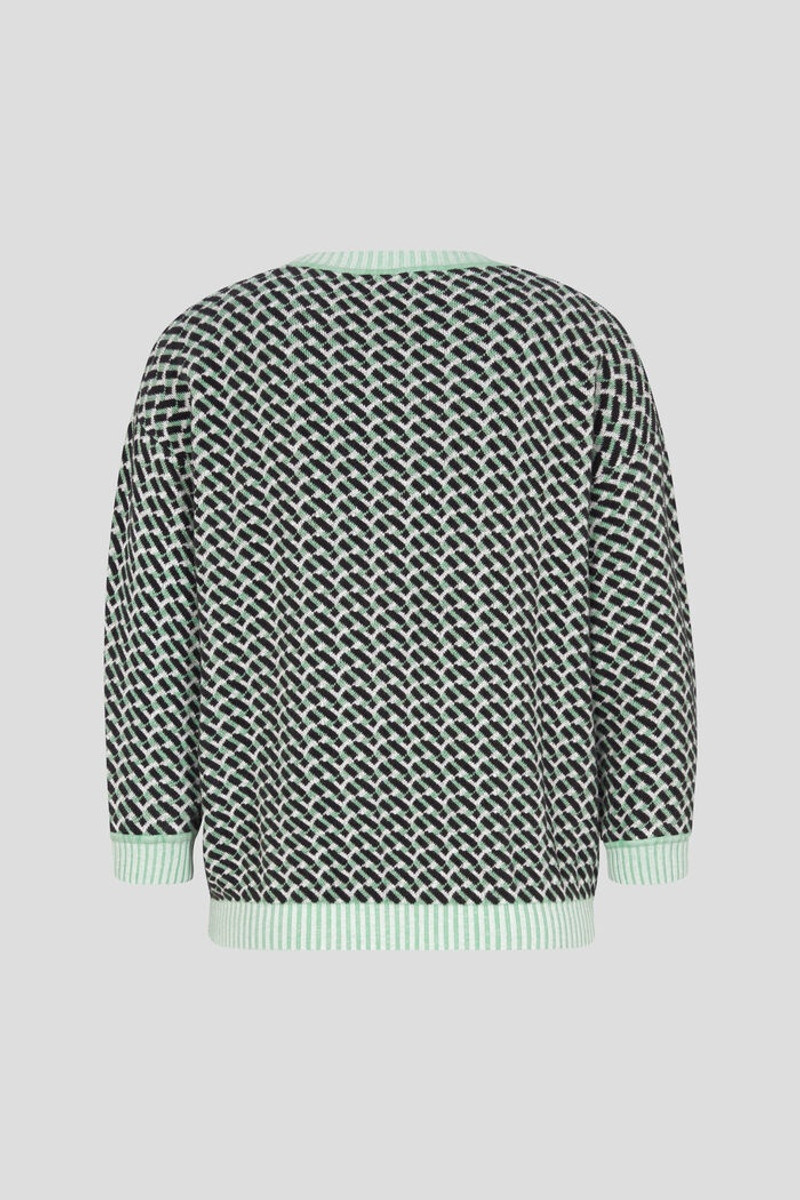 BOGNER Erin Pullover in Green/Black outlook
