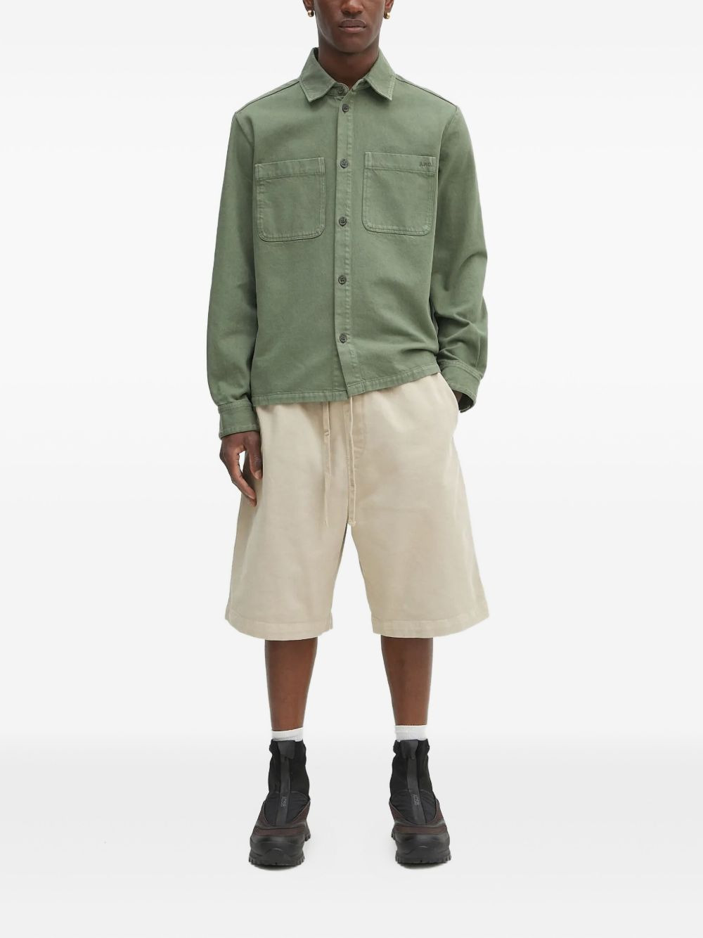 double-pocket long-sleeve shirt - 2