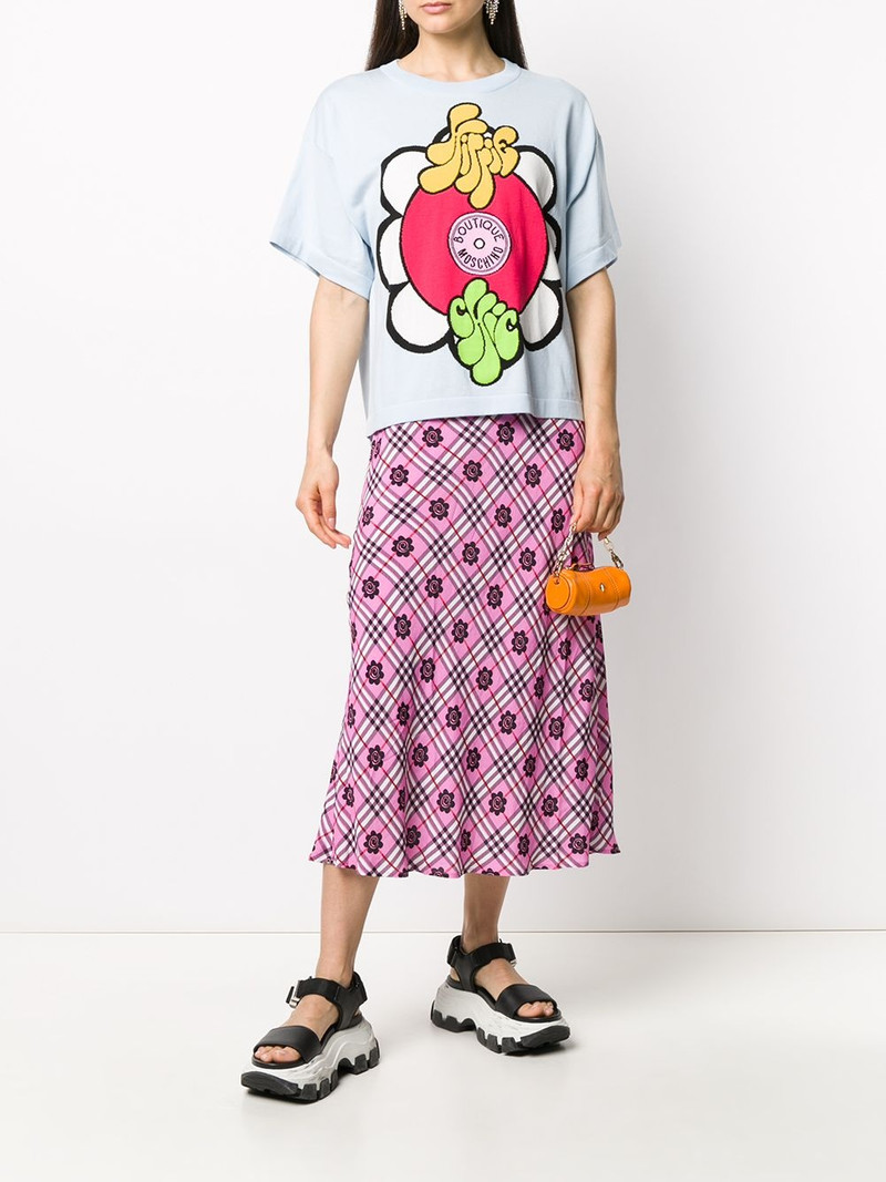 Moschino Hippie Chic knitted T-shirt outlook