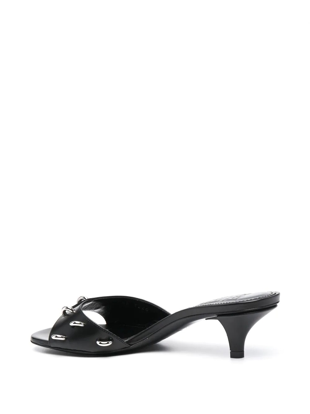 studded rings open-toe mules - 3