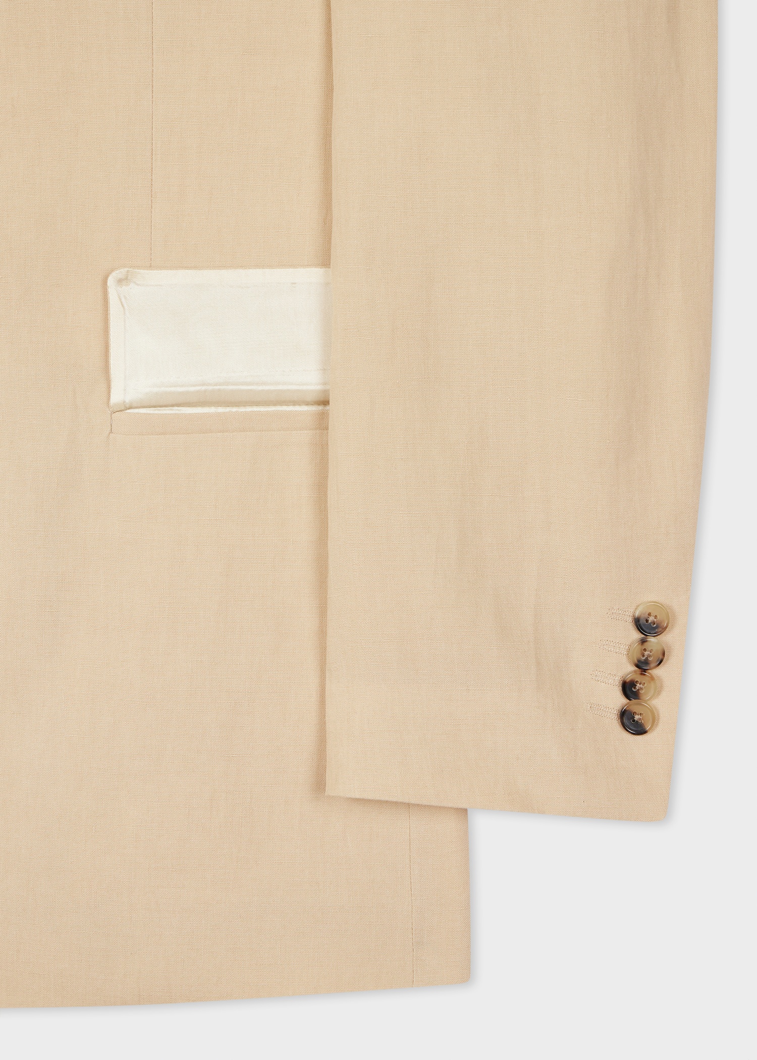 Beige Linen Suit - 3