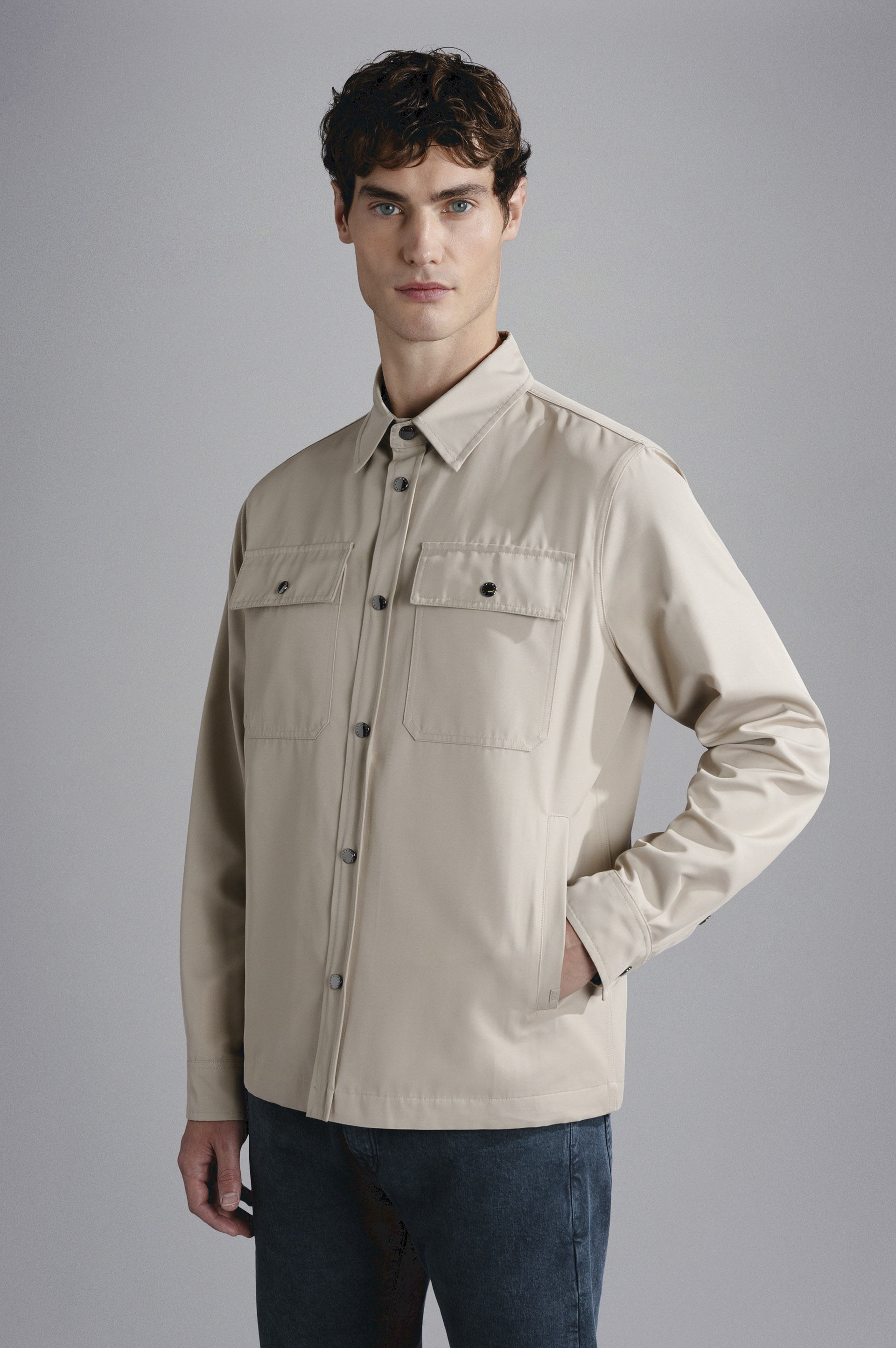TECHNICAL COTTON SHACKET - 6
