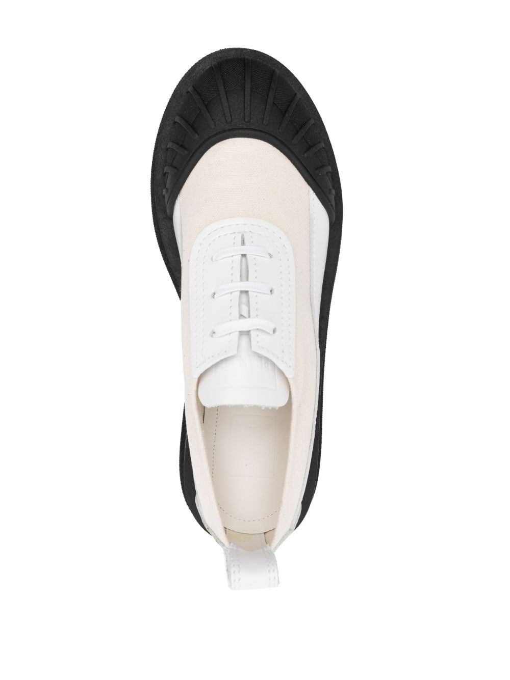 canvas lace-up shoes - 4