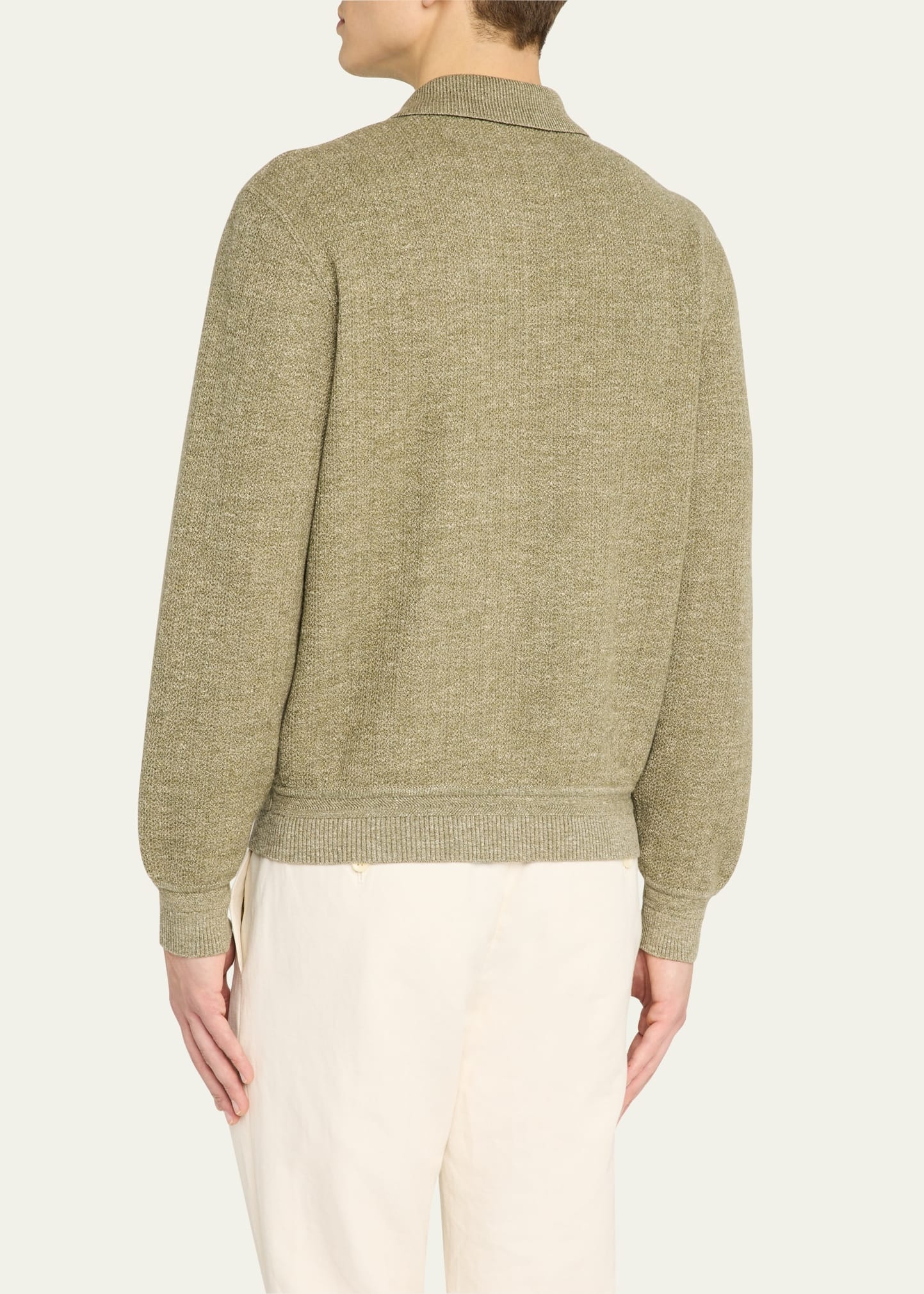Men's Cellina Mouline Polo Sweater - 3