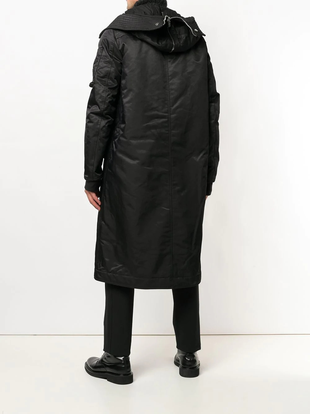 Sisyphus hooded long parka - 4