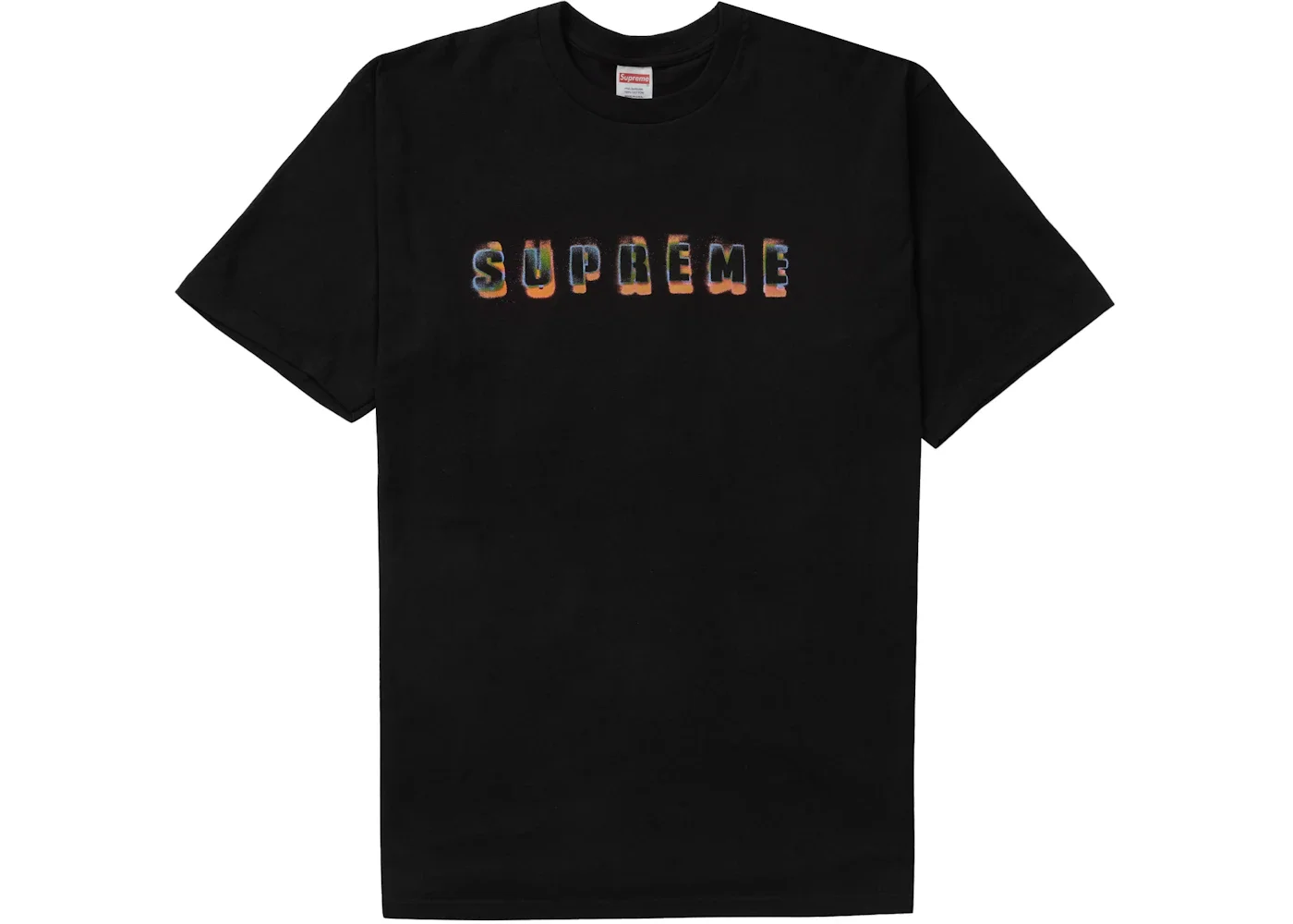 Supreme Stencil Tee Black - 1