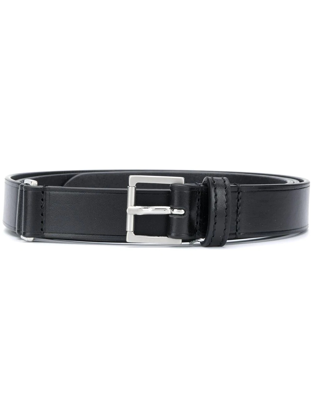 embossed logo buckle belt - 1