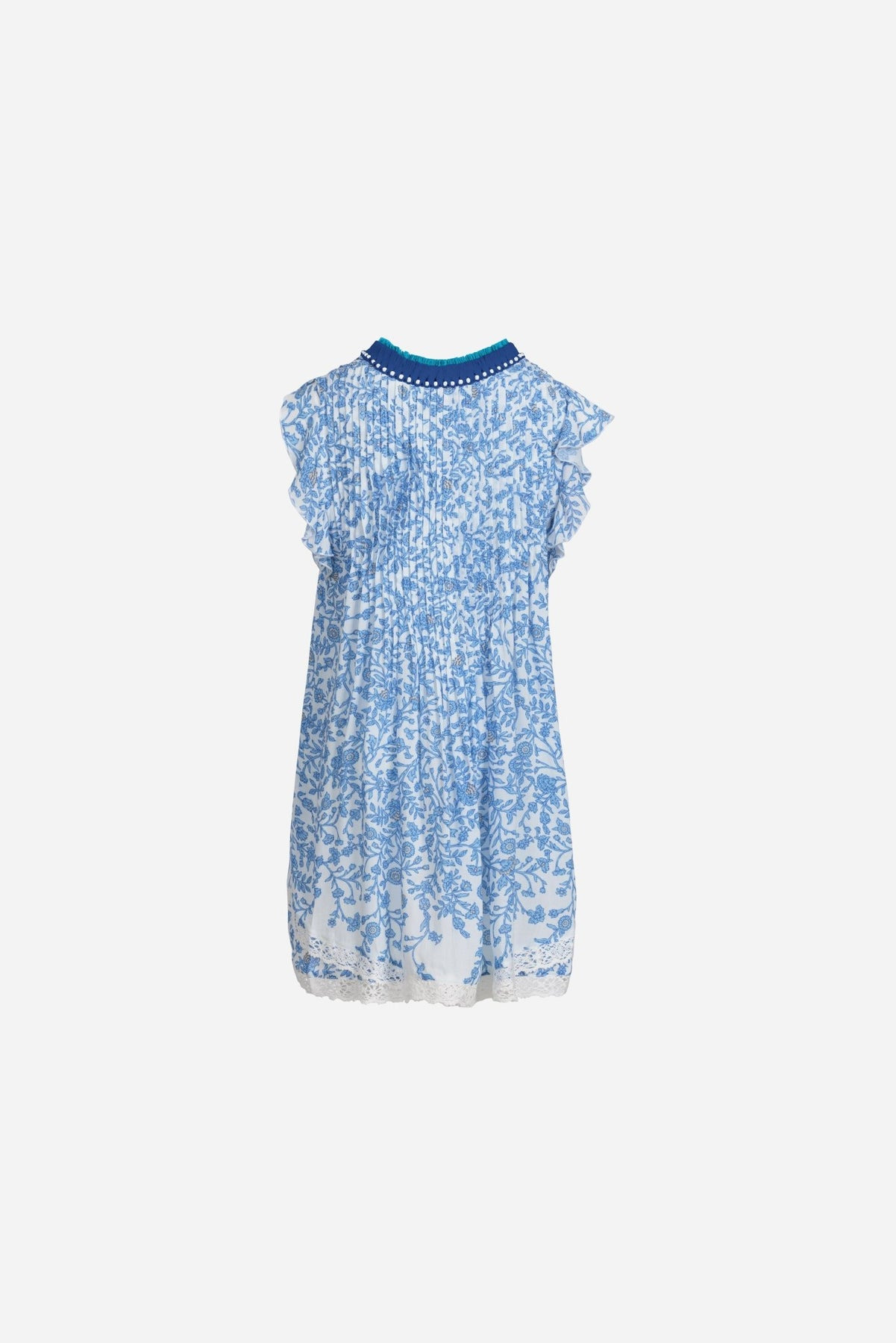 Mini Dress Sasha for girls - Blue Lazuli - 2