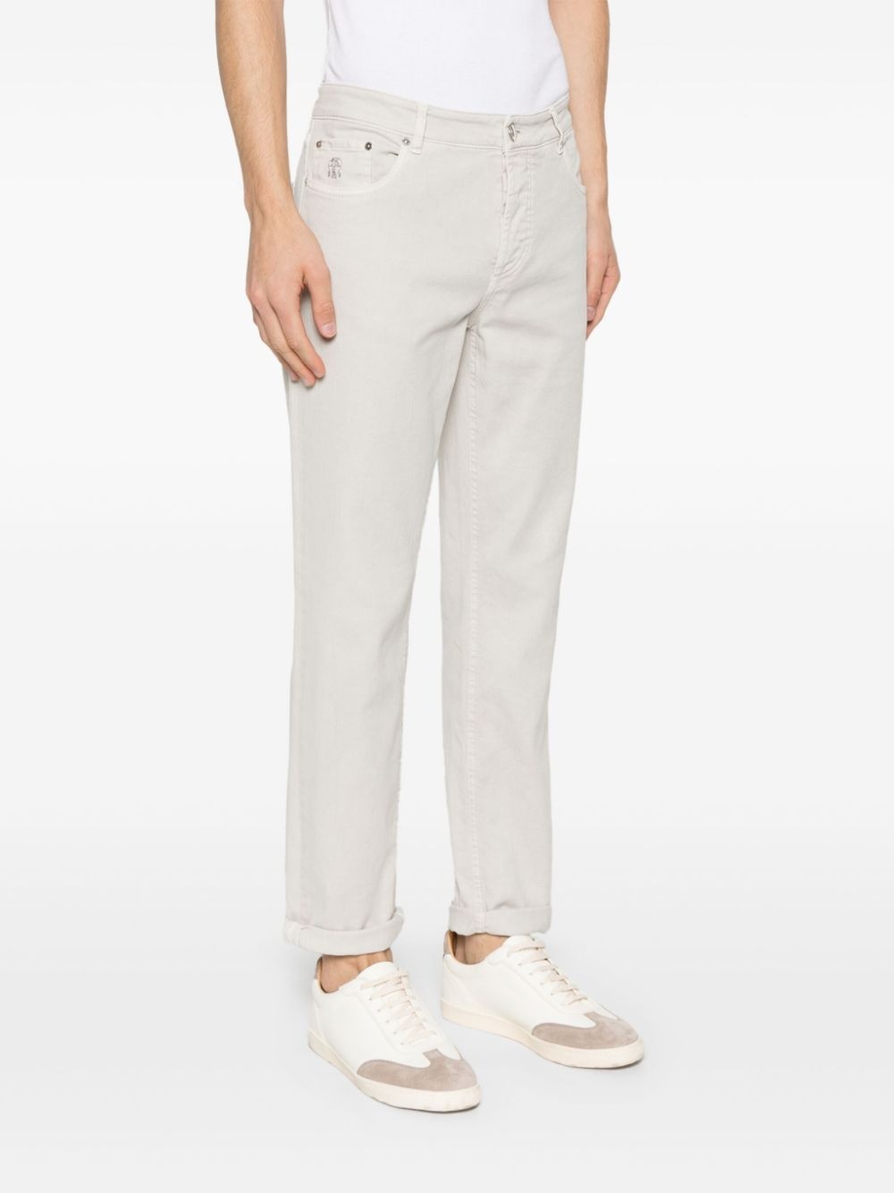 logo-patch jeans - 3