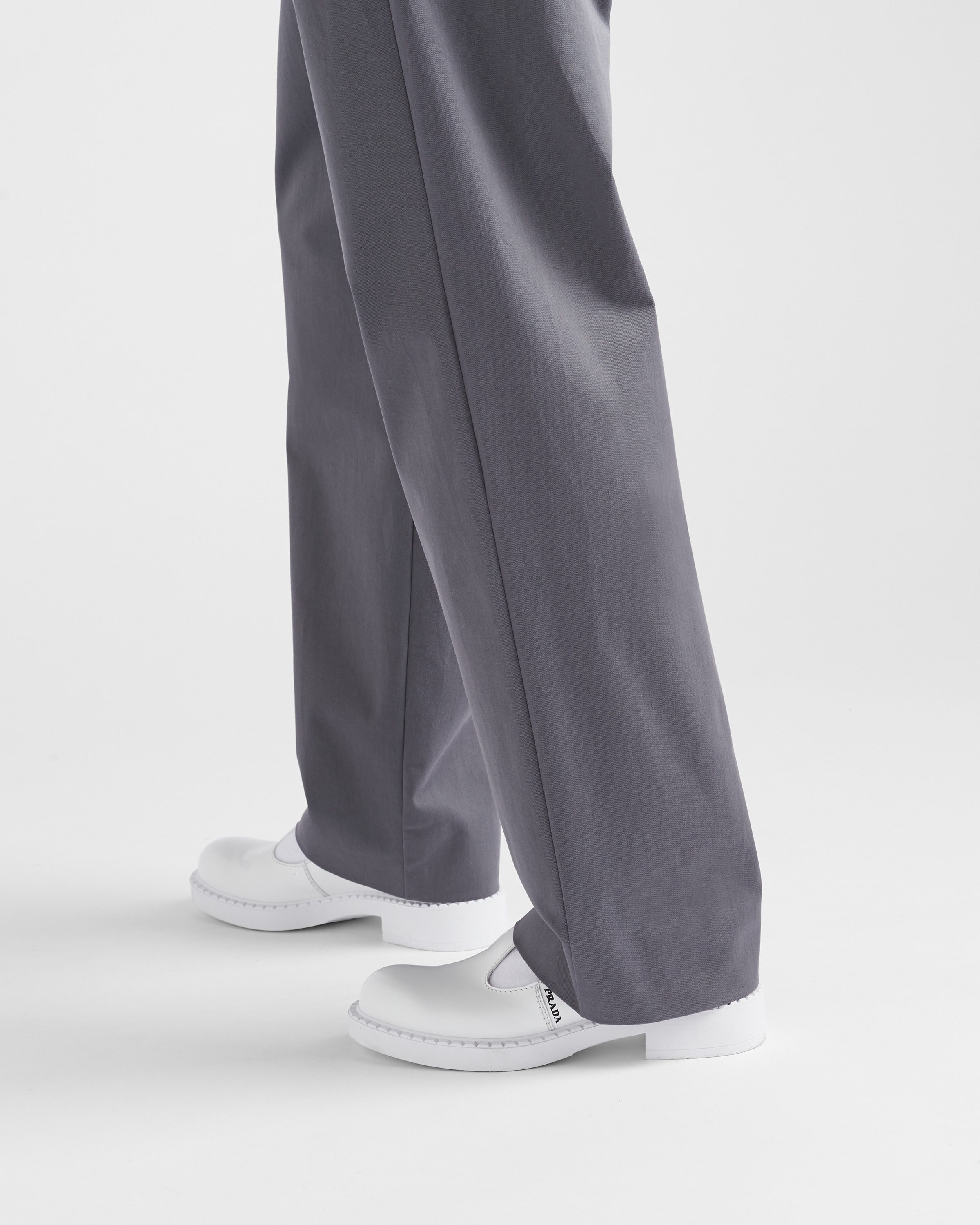Stretch cotton pants - 3