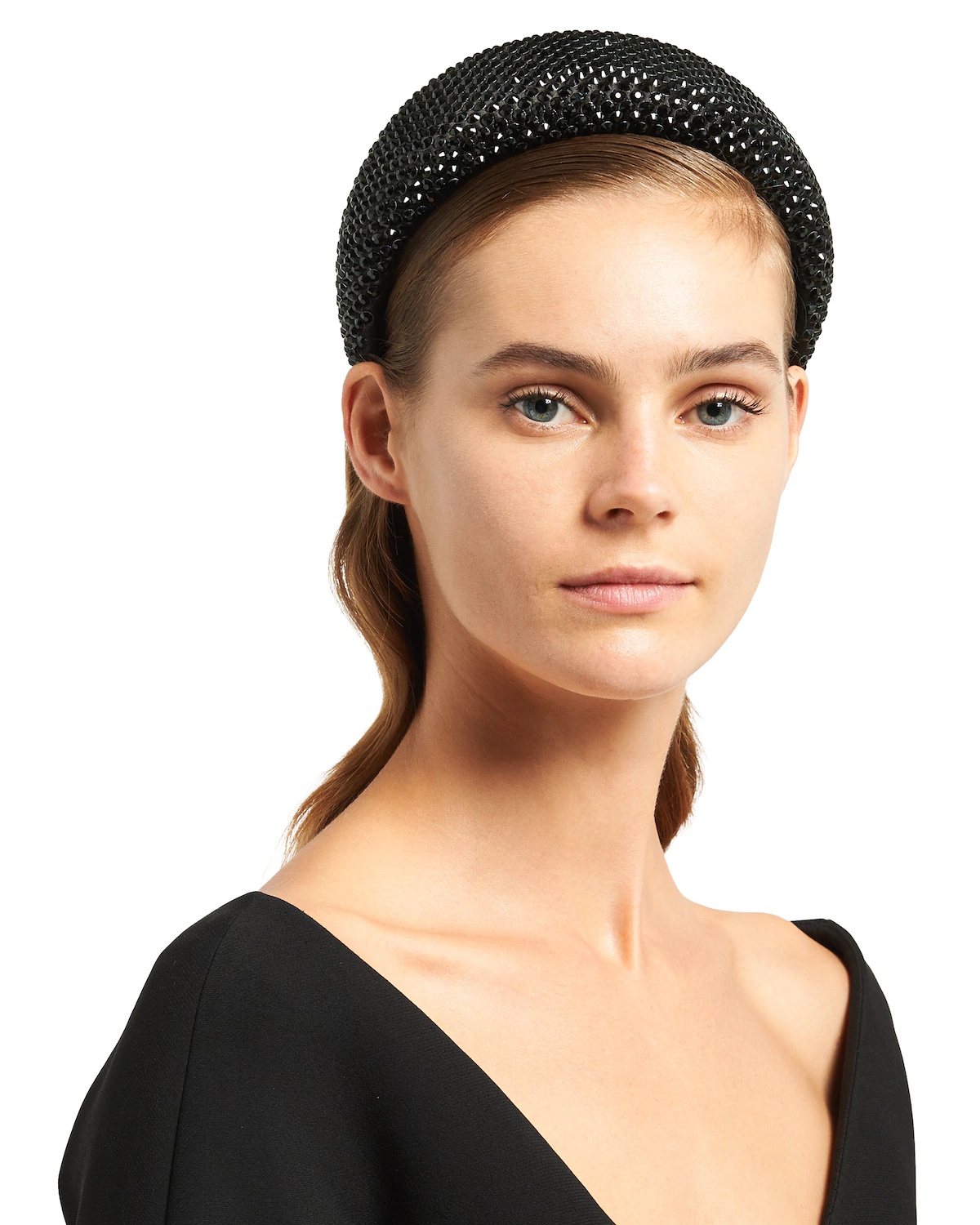 Embellished satin headband - 2