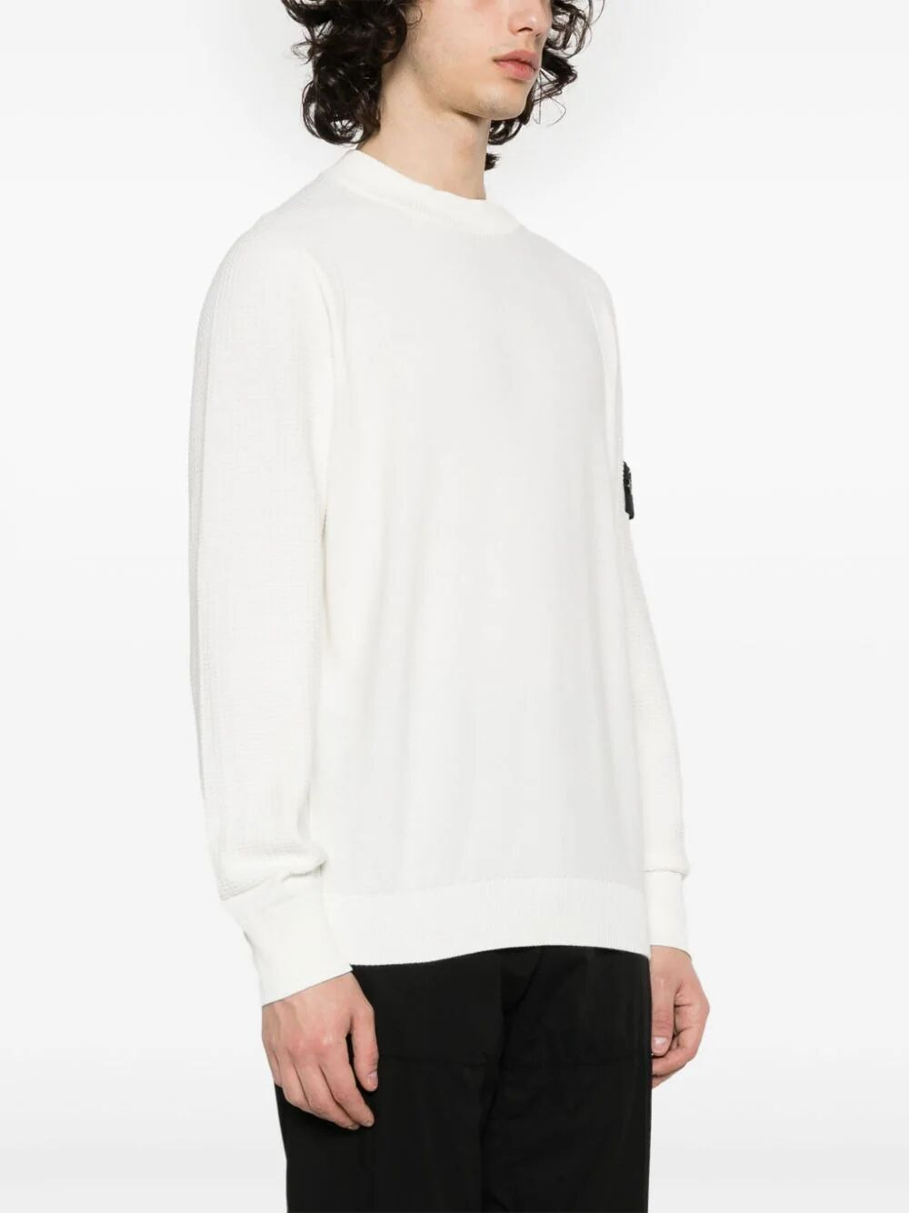 Stone Island Men Round Neck Sweater - 7