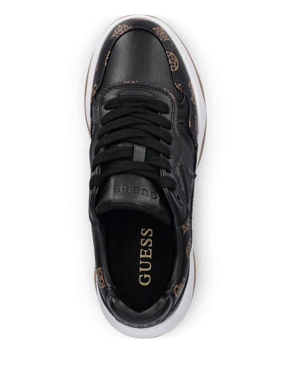 logo-print chunky low-top sneakers - 2