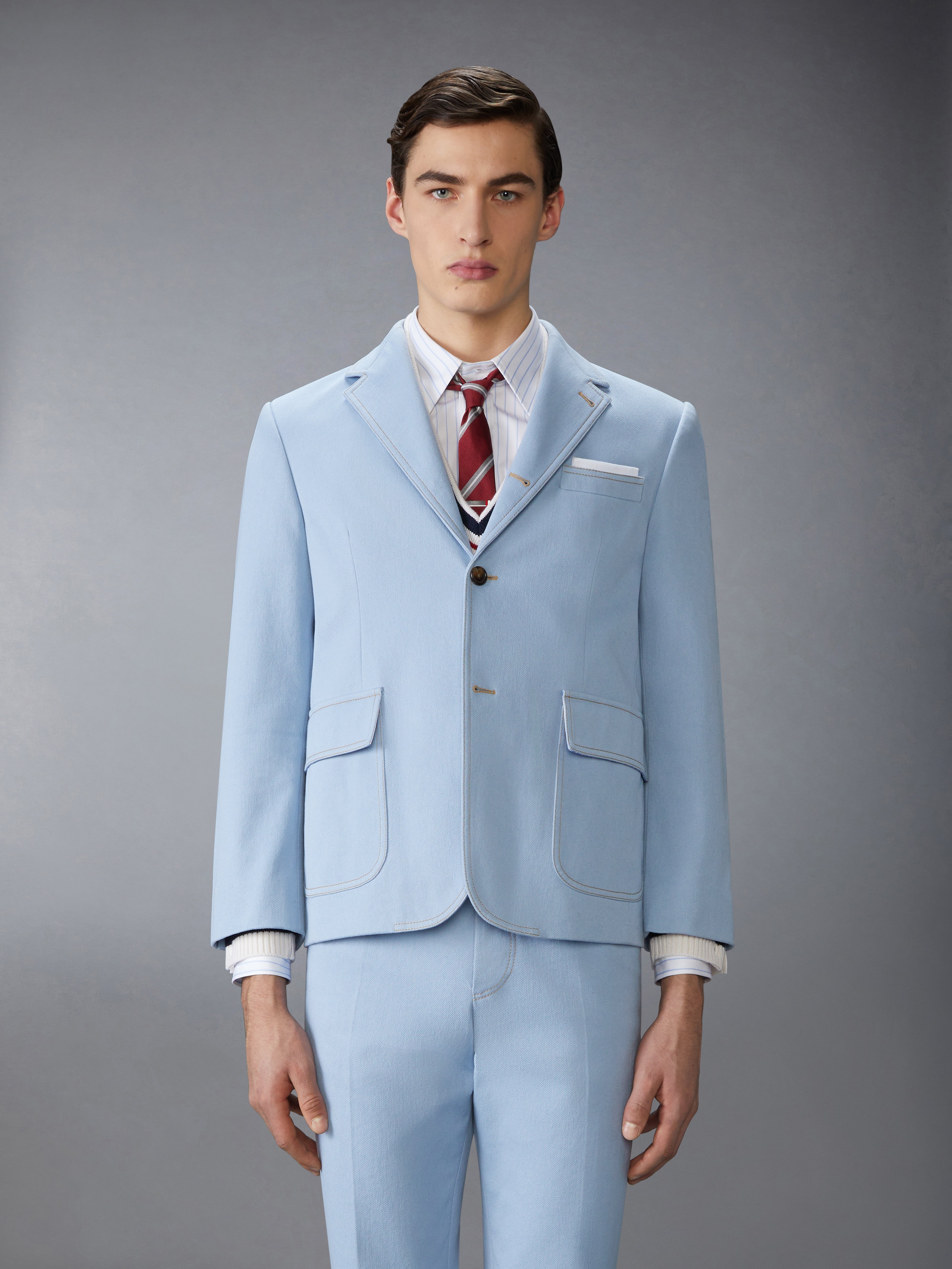 UNSTRUCTURED STRAIGHT FIT SPORTCOAT - 2