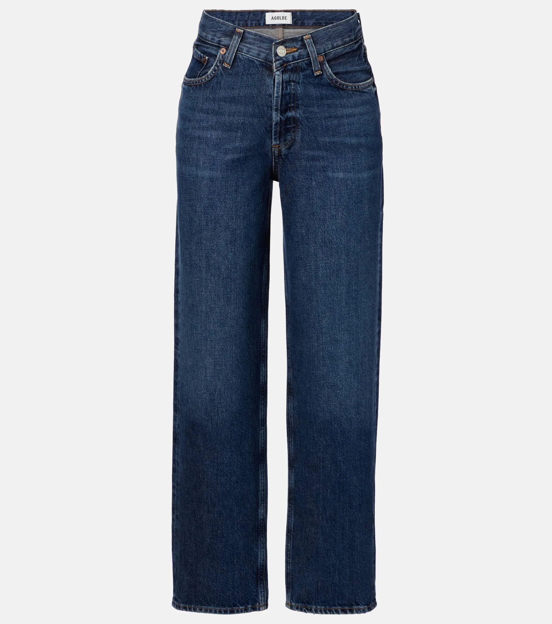 V-Waist Baggy straight jeans - 1