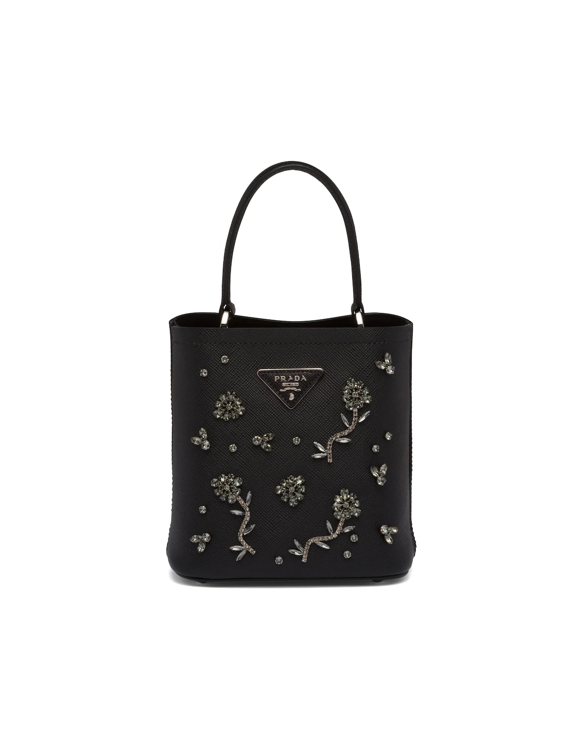 Small Prada Panier bag with appliqués - 1