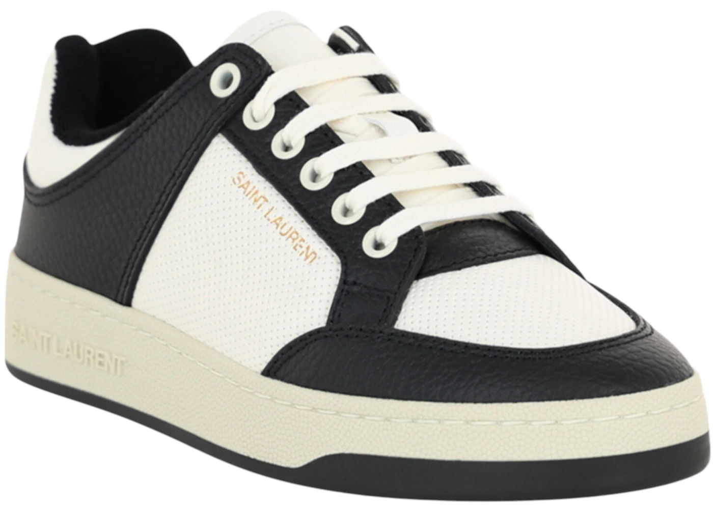 Saint Laurent SL/61 Perforated Leather White (Women's) - 2