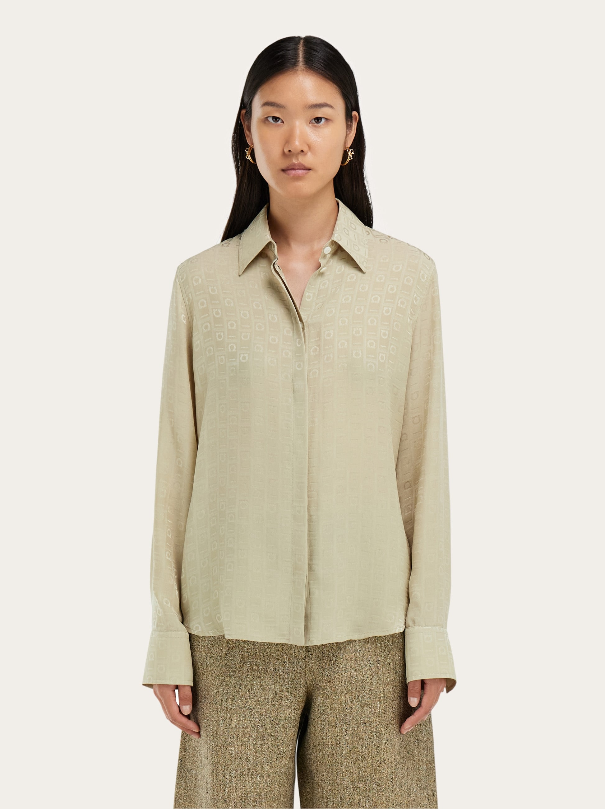 Ferragamo Monogram silk shirt - 5