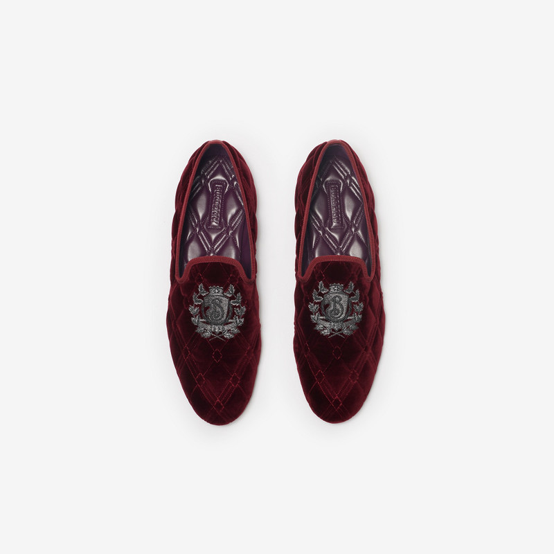 Quilted Velvet Estate Slippers 4
