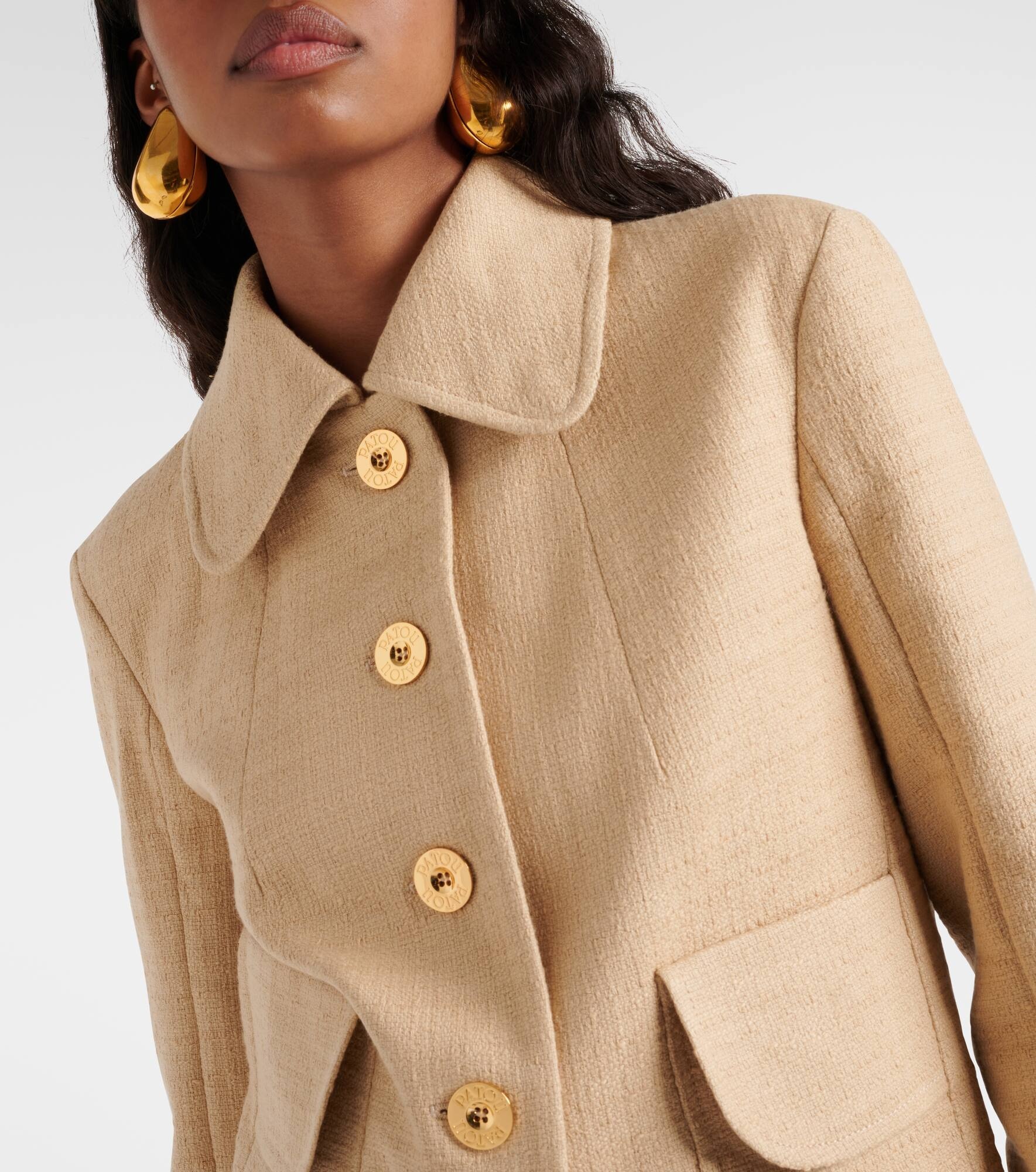 Cotton-blend tweed jacket - 4