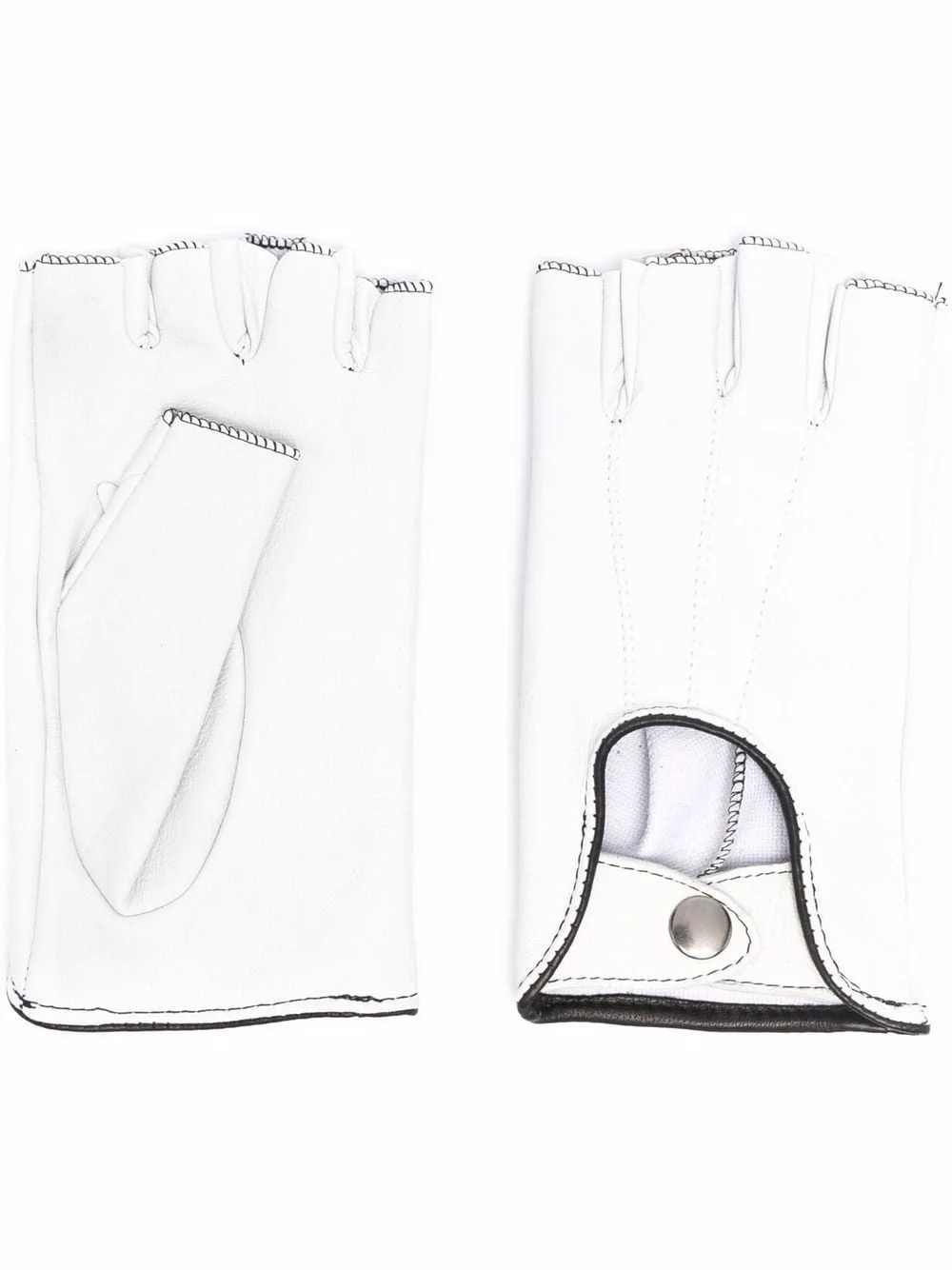 stitch-detail gloves - 1