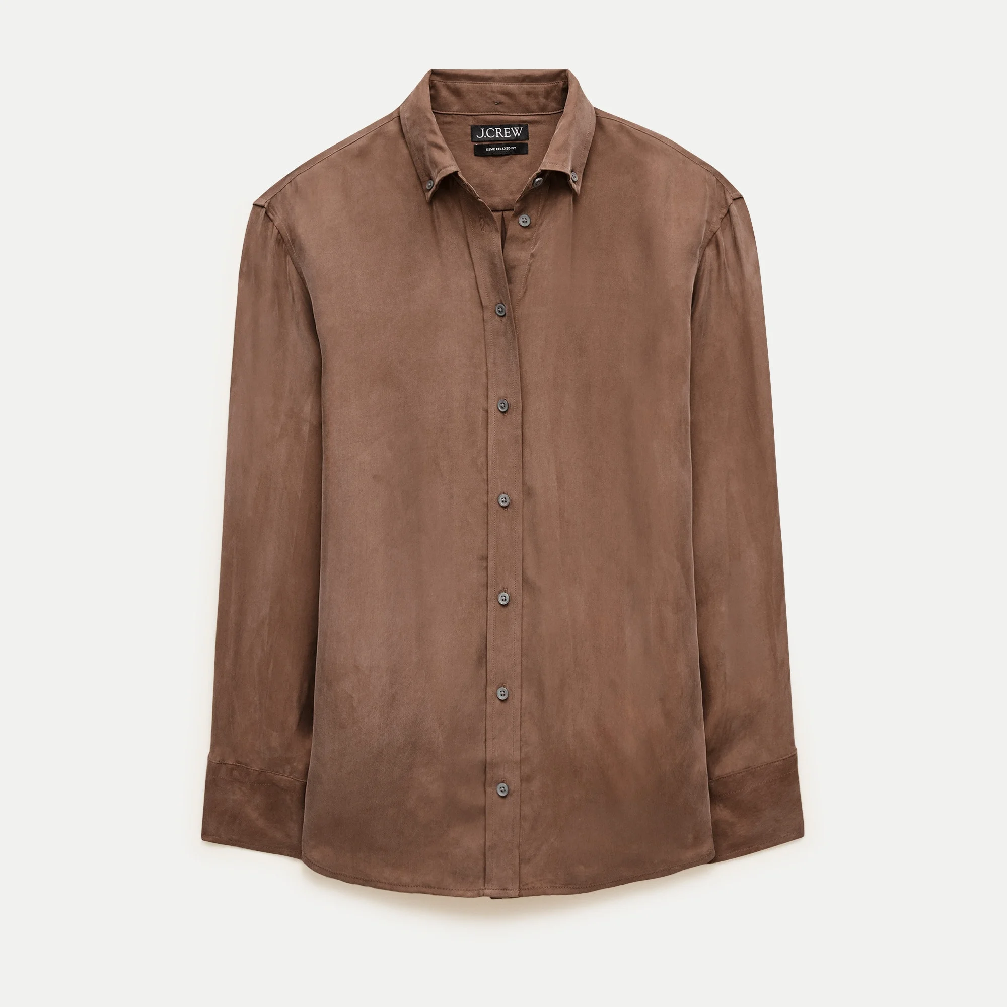 Esme button-up shirt in cupro blend - 1