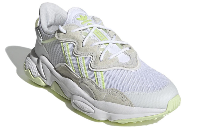 (WMNS) adidas Ozweego Shoes 'Cloud White / Almost Lime' GW5622 3