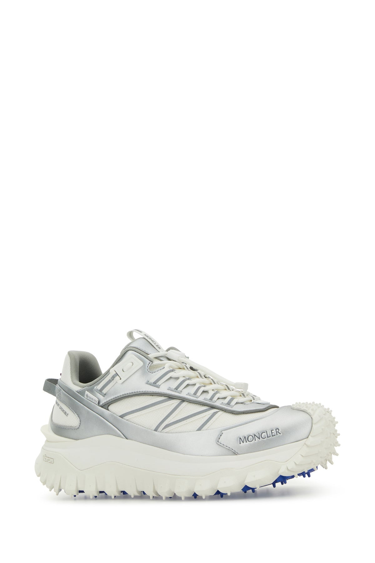 Two-tone fabric and leather Trailgrip sneakers - 2
