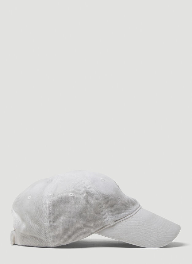 BB Paris Baseball Cap in White - 2