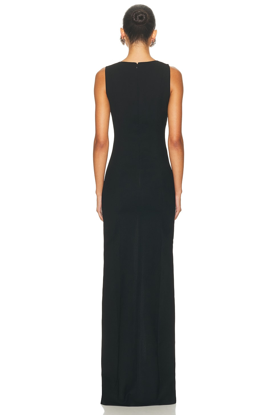 Plunge Neck Dress - 3