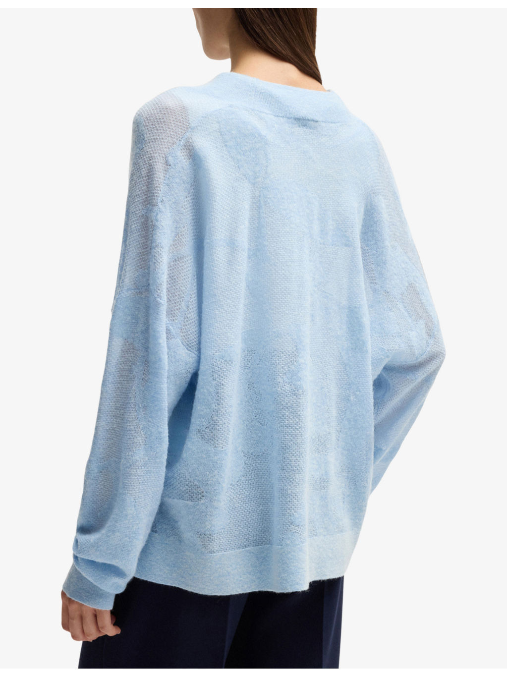 V-neck Knitted Jumper - 4