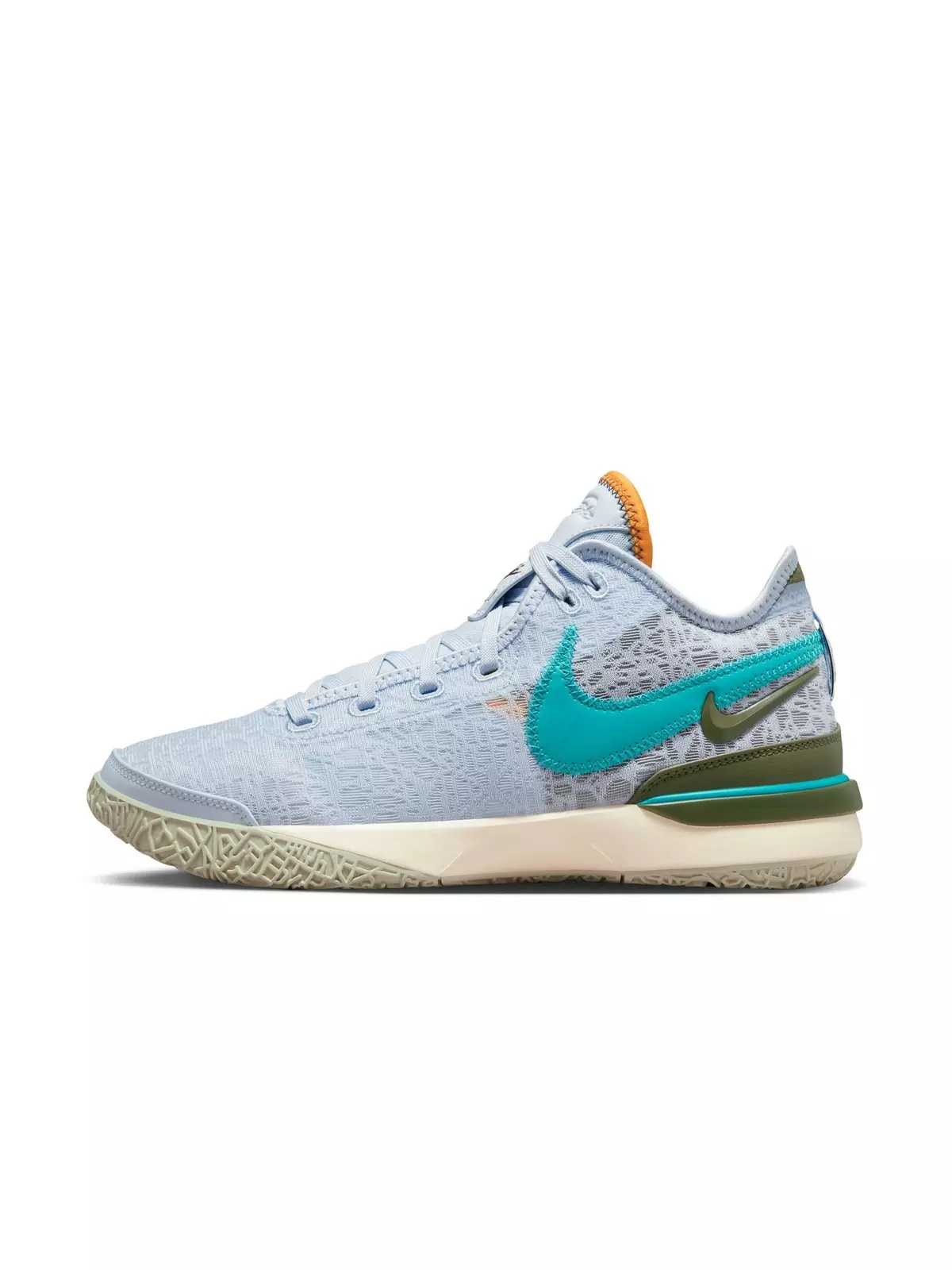 LeBron NXXT Gen "Blue Tint/Teal Nebula/Guava Ice" Men's Basketball Shoe - 3