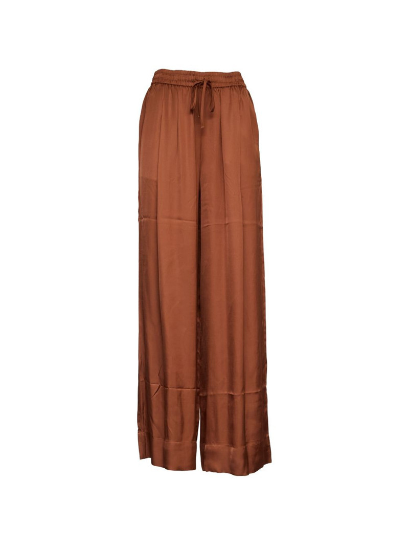 drawstring wide leg trousers 1