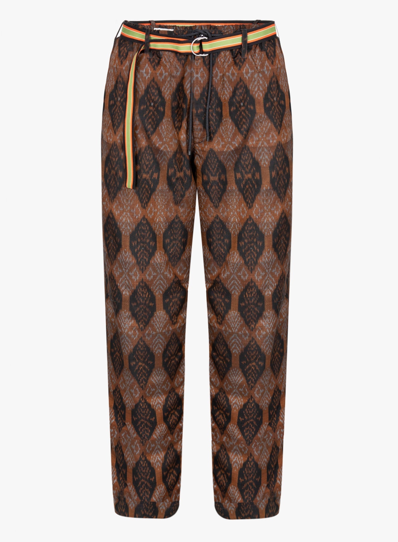 PANTS IN PRINTED SILK BLEND - 1
