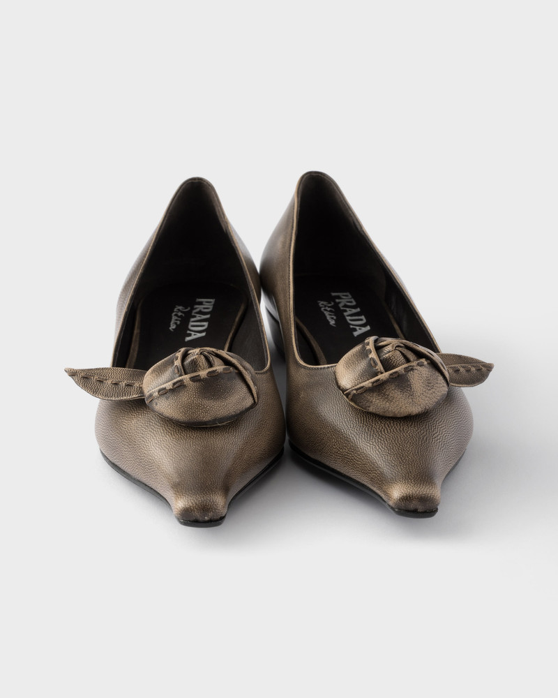 Leather ballerinas 6