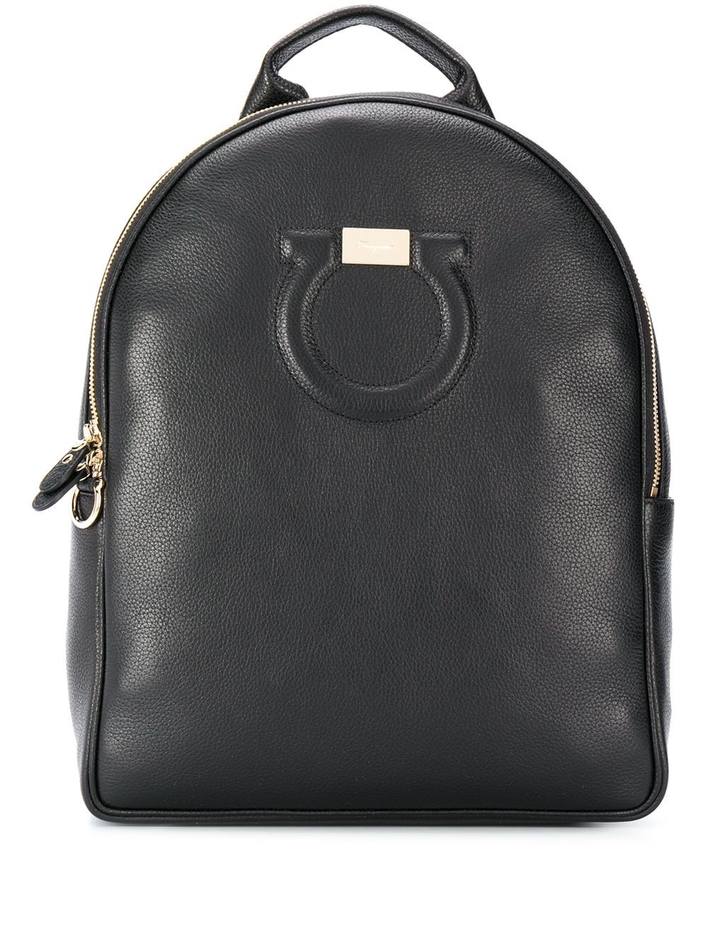 Gancini contrast-lining backpack - 1