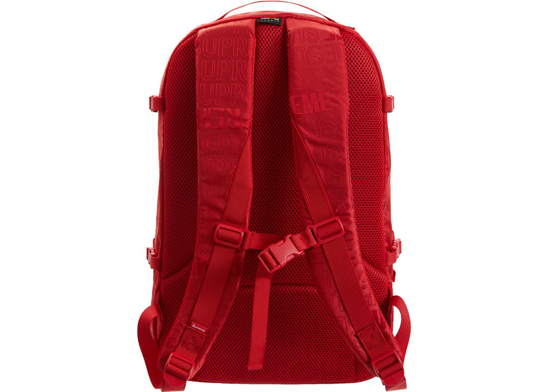 Supreme Supreme Backpack (SS19) Red outlook