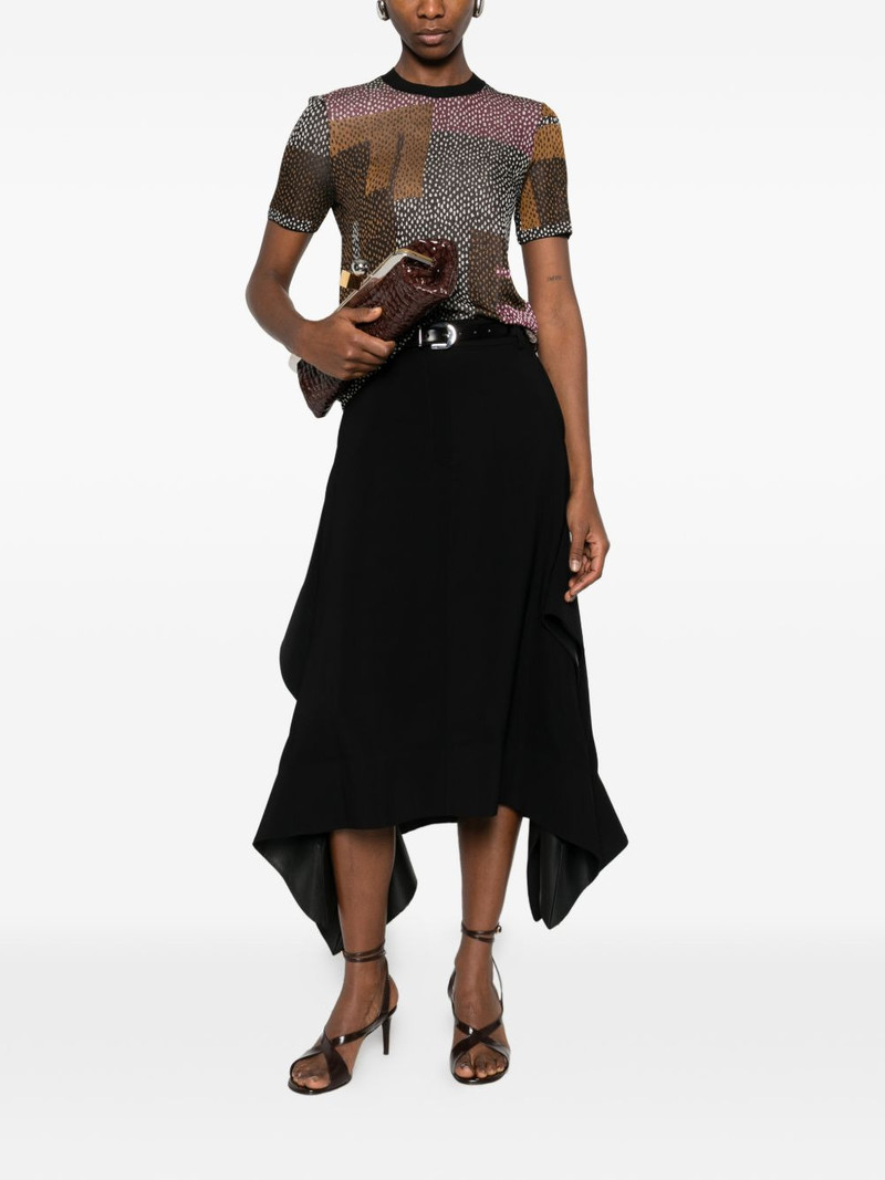 FENDI geometric-pattern T-shirt outlook